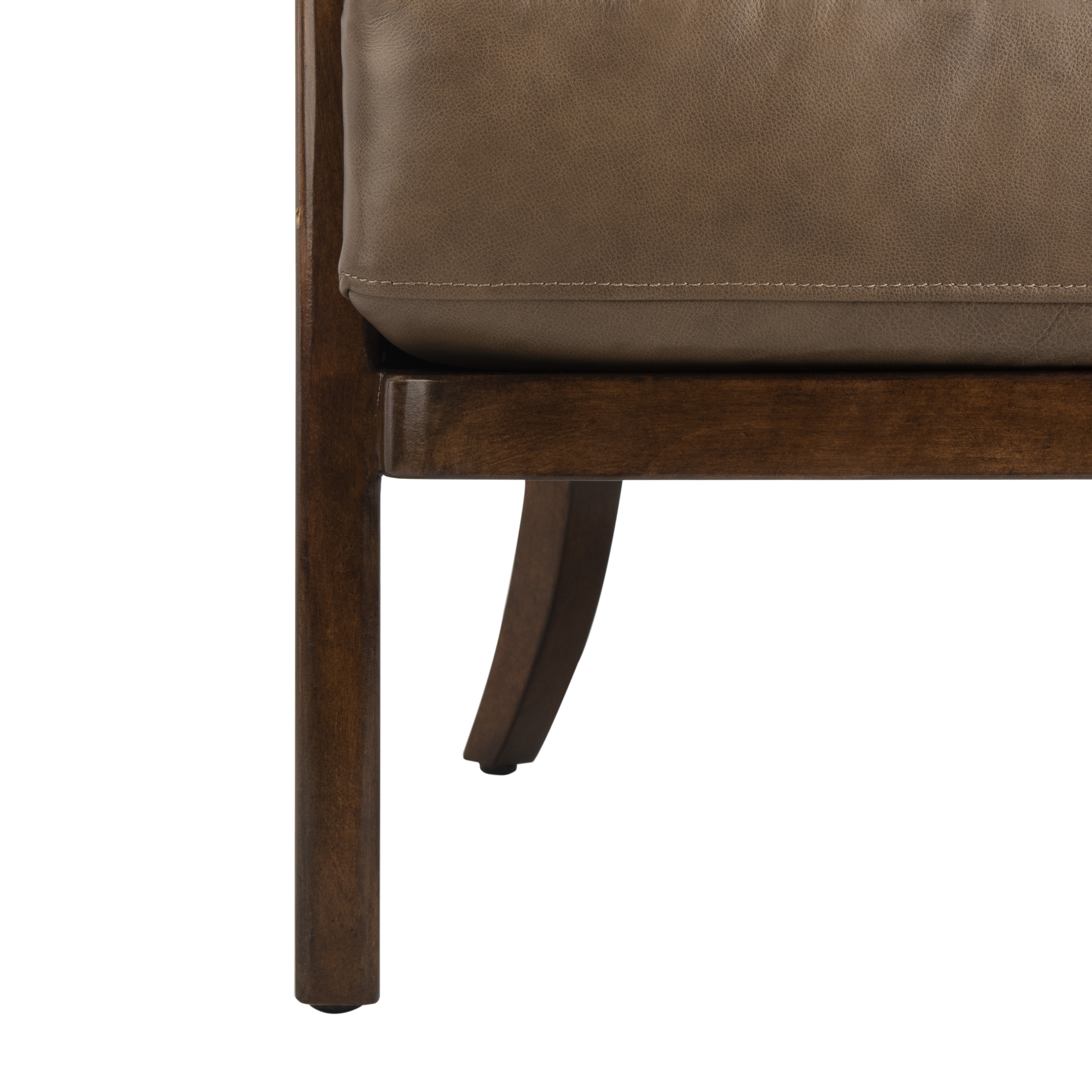Caruso Barrel Back Chair - Dark Brown - Arlo Home - Image 6