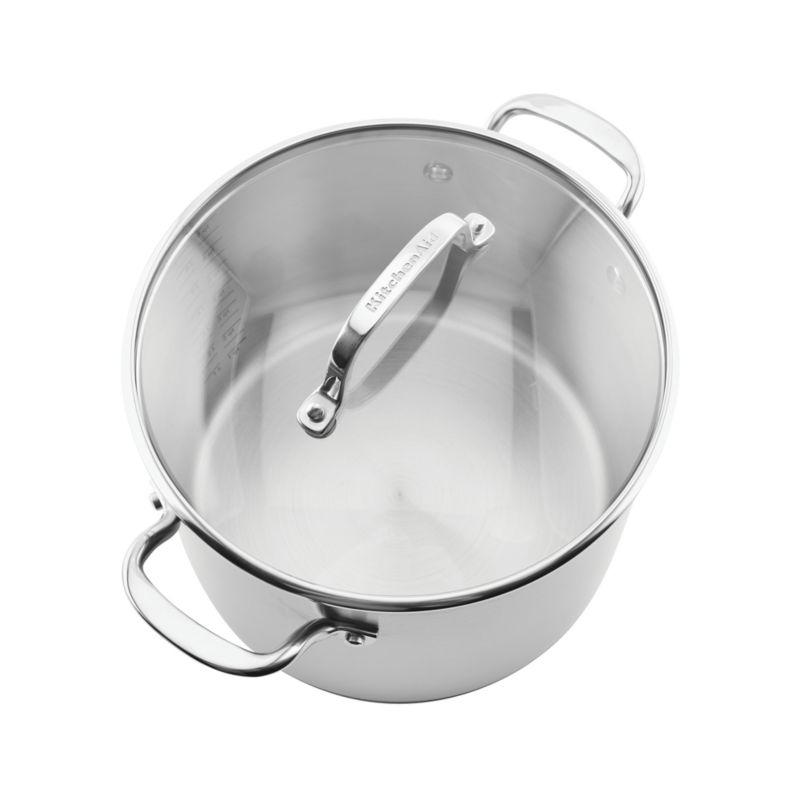 KitchenAid ® Stainless Steel 8-Qt. Covered Stockpot - Image 4