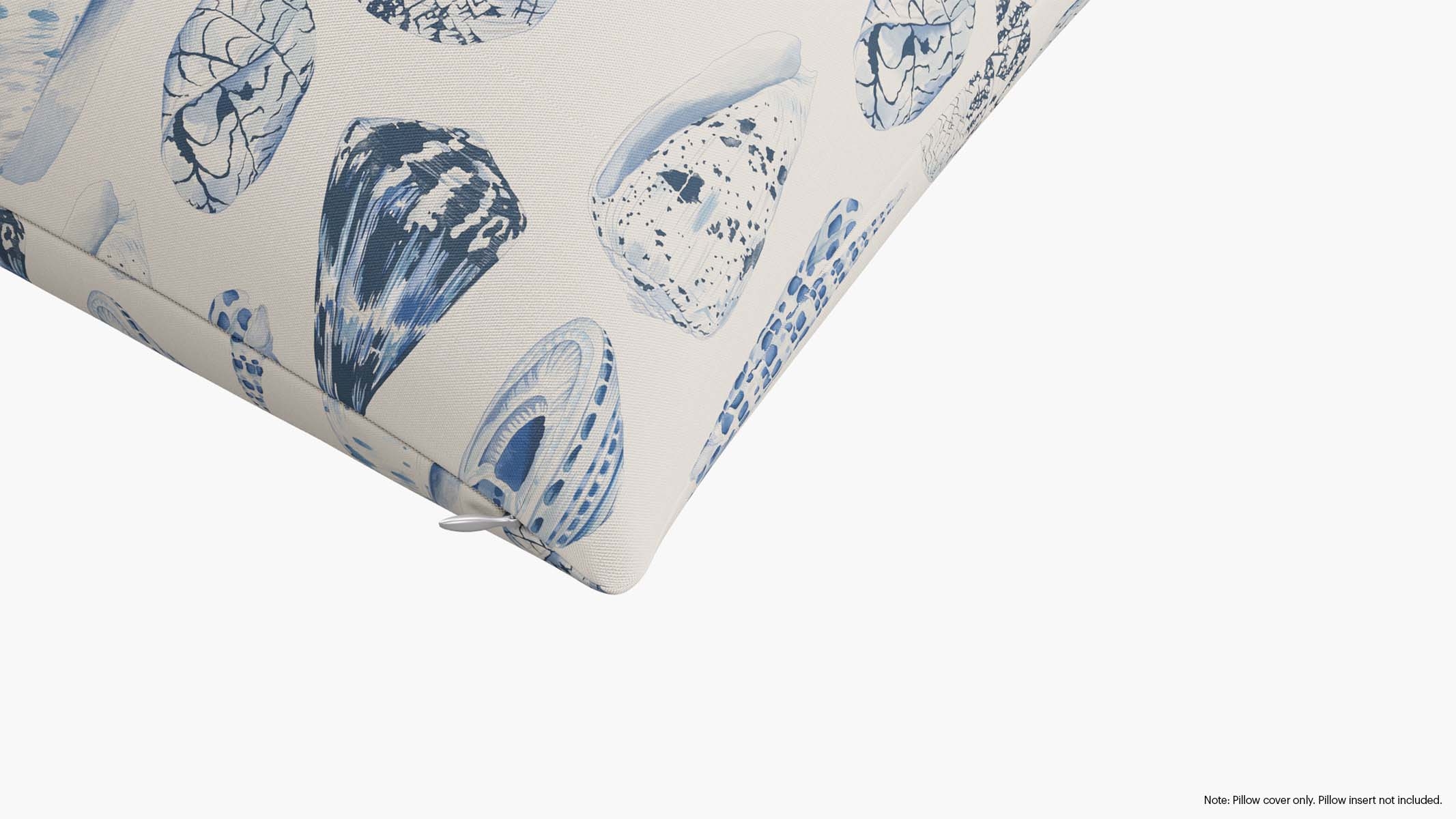Throw Pillow Cover 26", Porcelain Coquina, 26" x 26" - Image 1