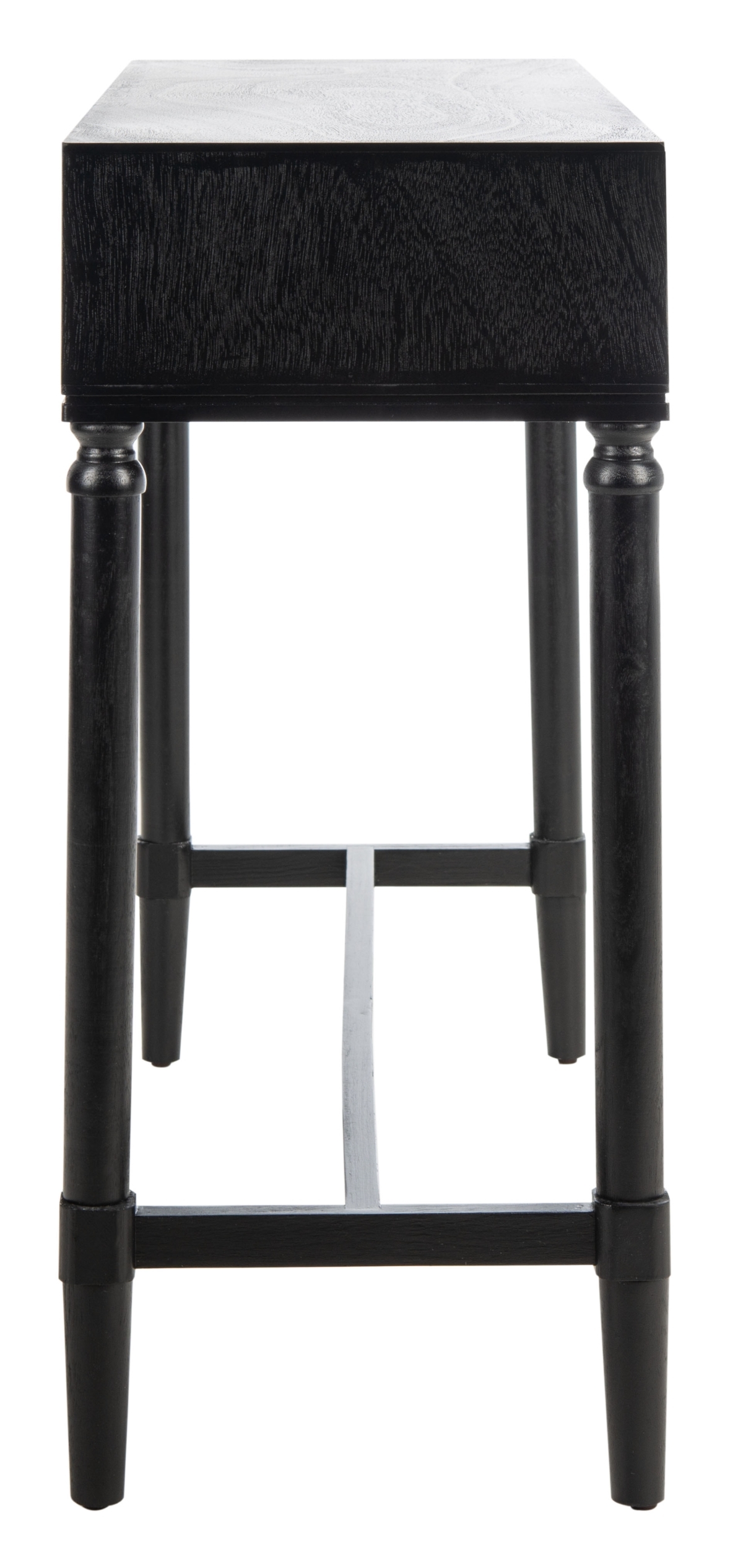 Aliyah 2 Drawer Console Table - Black - Safavieh - Image 7