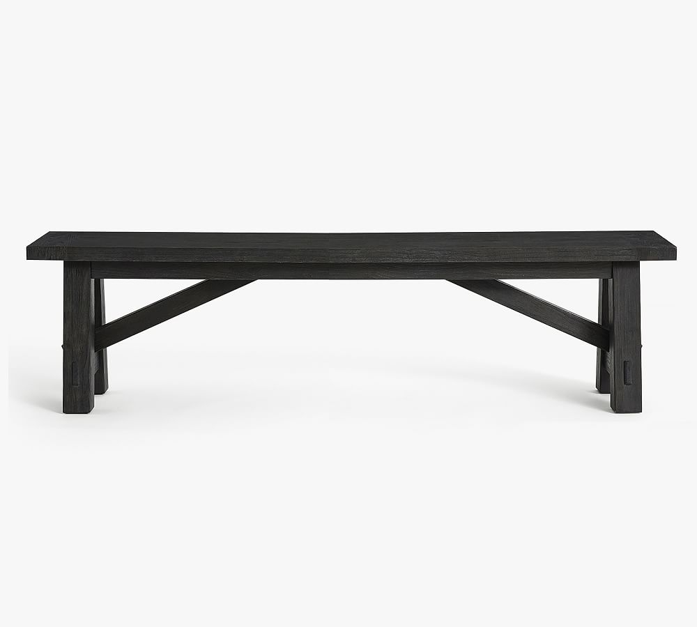Toscana Dining Bench, 74"L x 14"W, Dusty Charcoal - Image 1