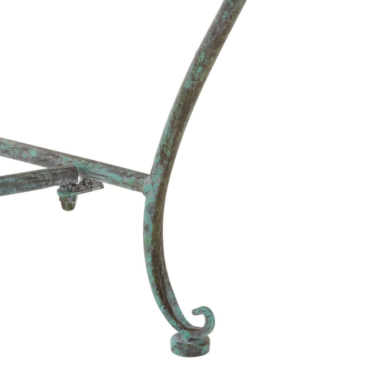 Abner Bench - Antique Dark Green - Safavieh - Image 3