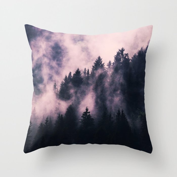 Foggy Night #society6 #decor #buyart Throw Pillow by 83 Oranges Free Spirits - Cover (20" x 20") With Pillow Insert - Indoor Pillow - Image 0