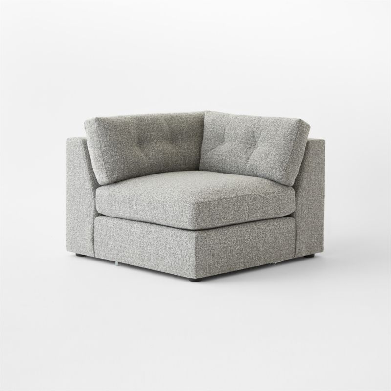 Sohla Grey Boucle Corner Chair - Image 2