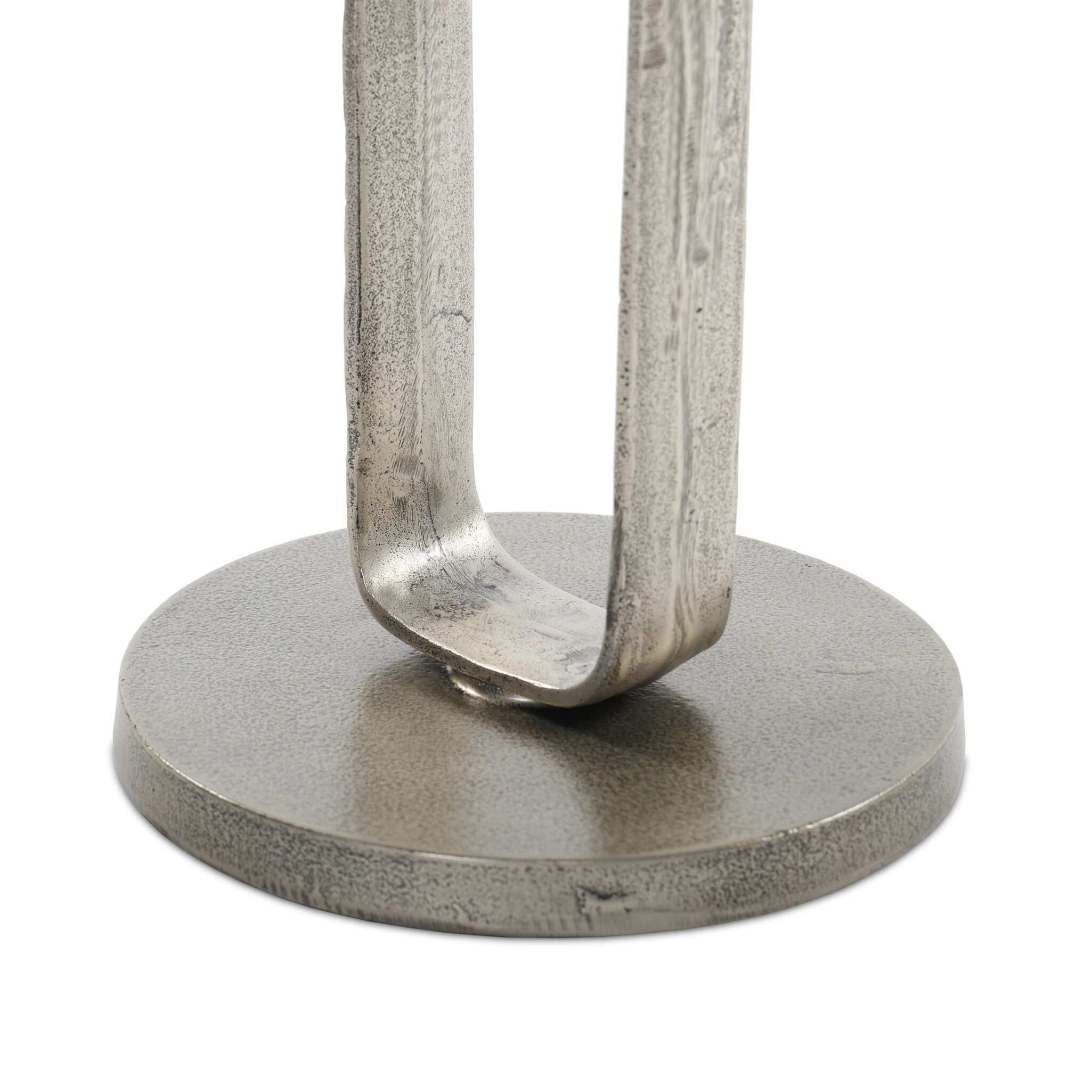Douglas End Table - Raw Antique Nickel - Image 4