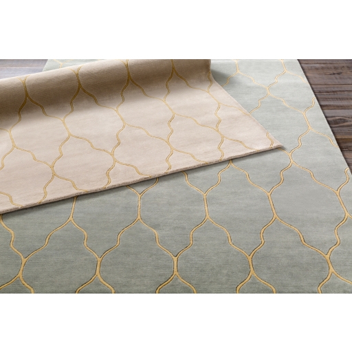 Gates Green Indoor 5' x 8' Handmade Rug - Image 0