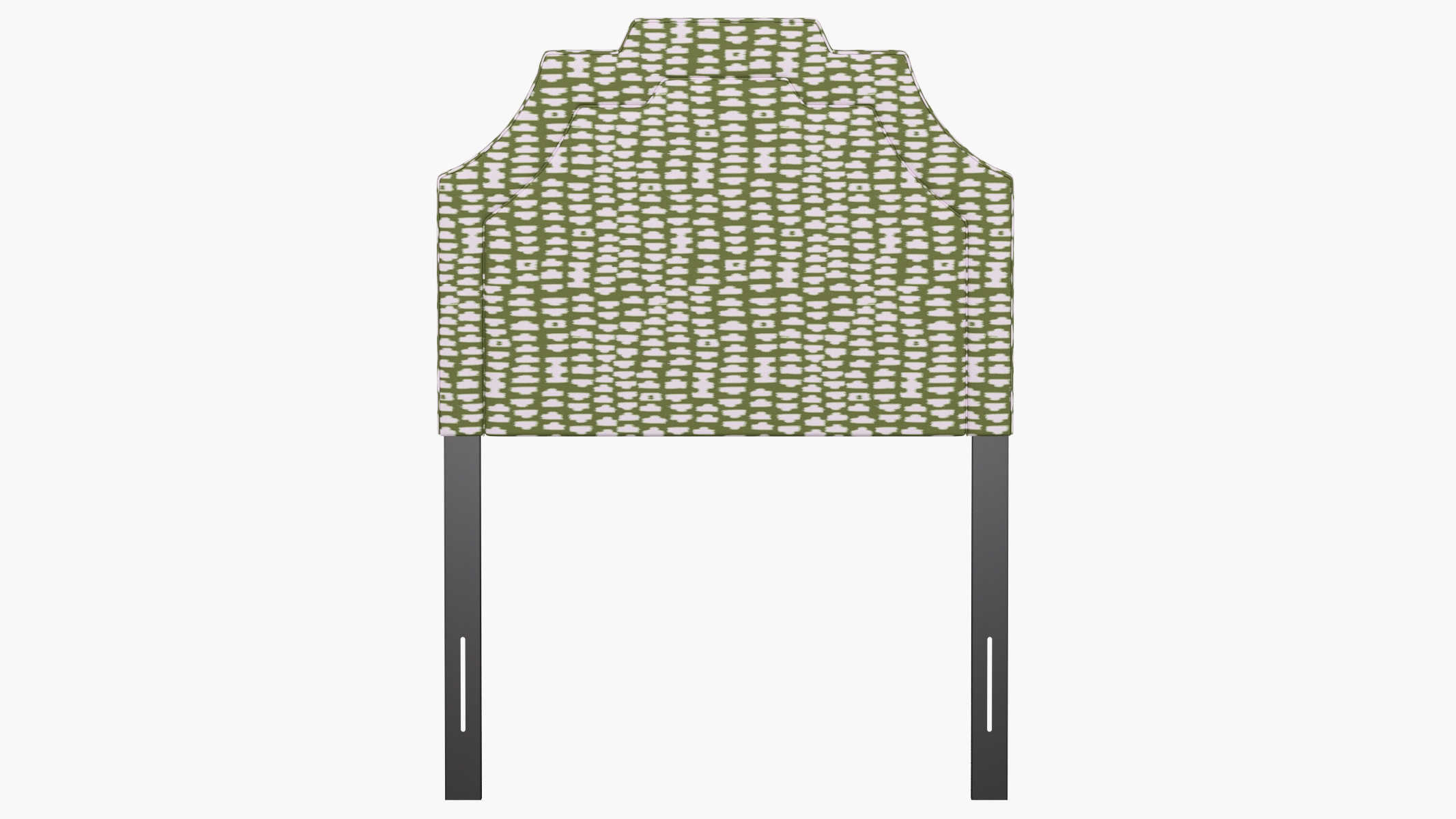 Art Deco Headboard, Olive Odalisque, Twin - Image 2