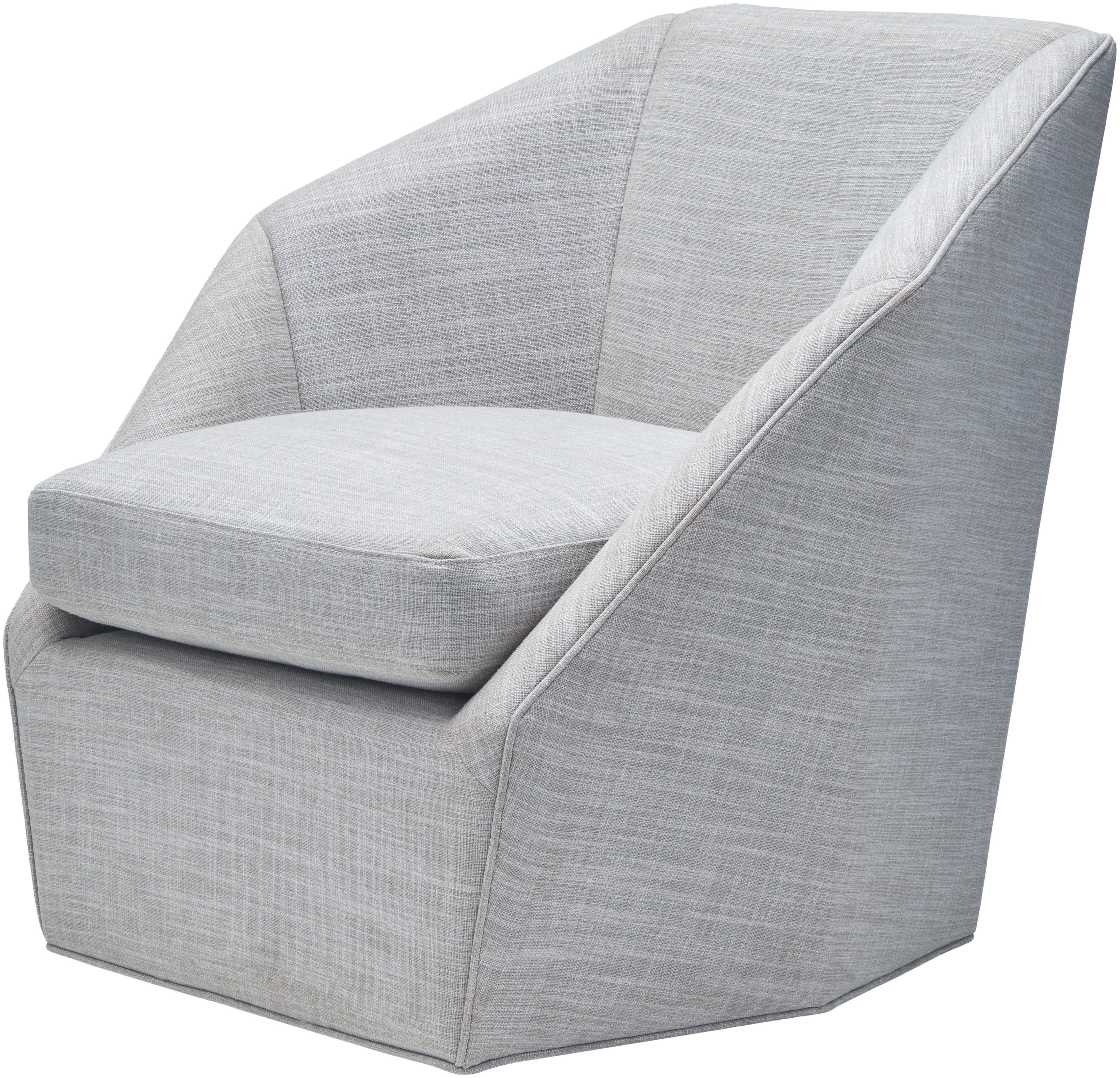 Neve Polyester 32"H x 32"W x 31"D Swivel Chair - Image 0
