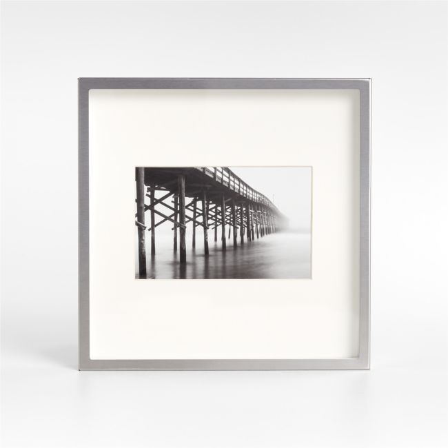 Brushed Silver 4x6 Picture Frame - Image 0