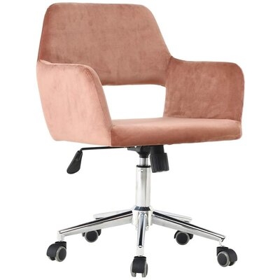 Modern Home Office Chairs With Wheels And Arm，Comfy Swivel Ergonomic Chair - Image 0