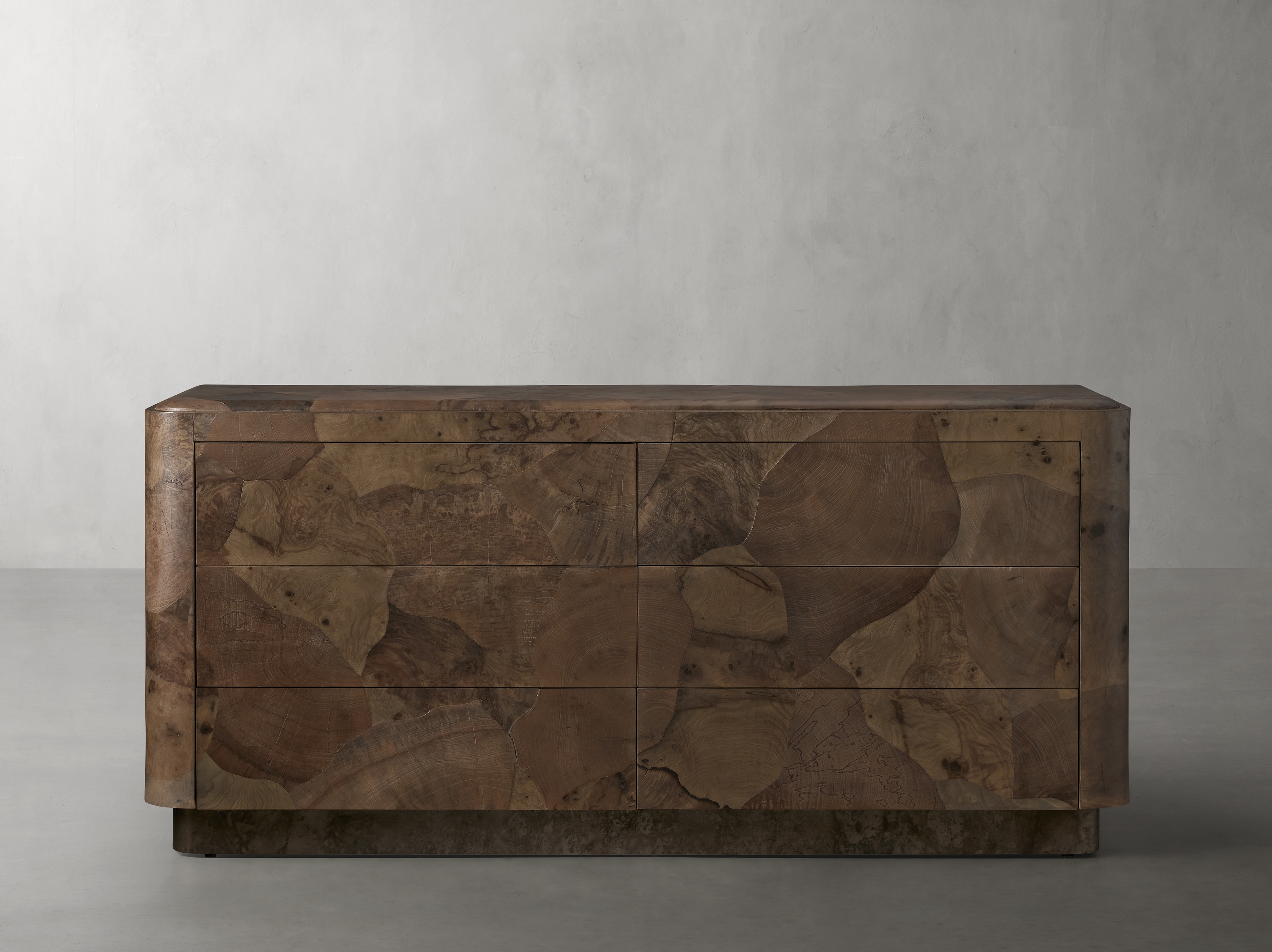 Polanco Six-Drawer Dresser in Wood Brown - Image 0