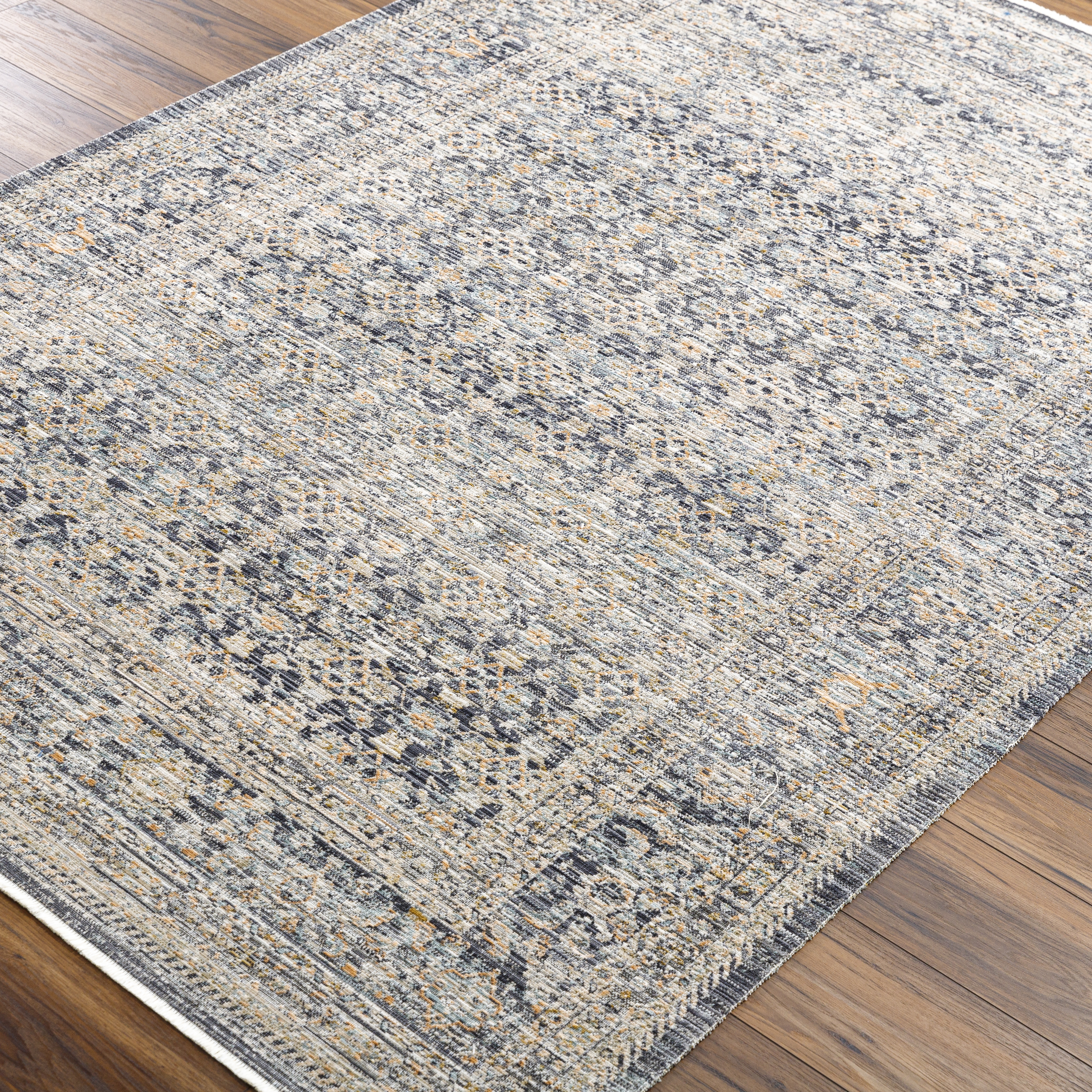 Margaret Gray Outdoor 2'7" x 7'3" Machine Woven Rug - Image 6