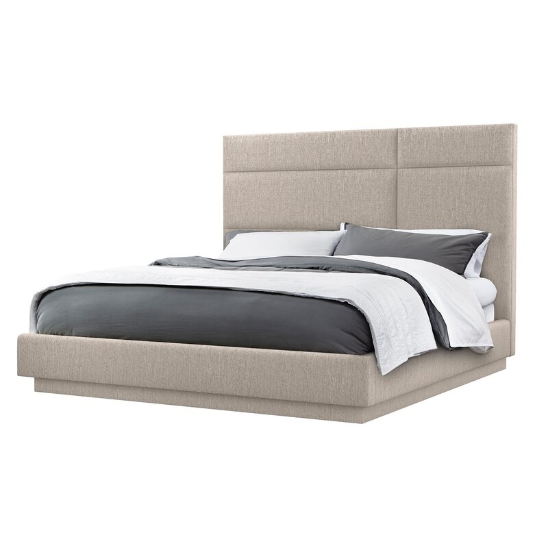 Interlude Quadrant Upholstered Low Profile Bed - Image 0