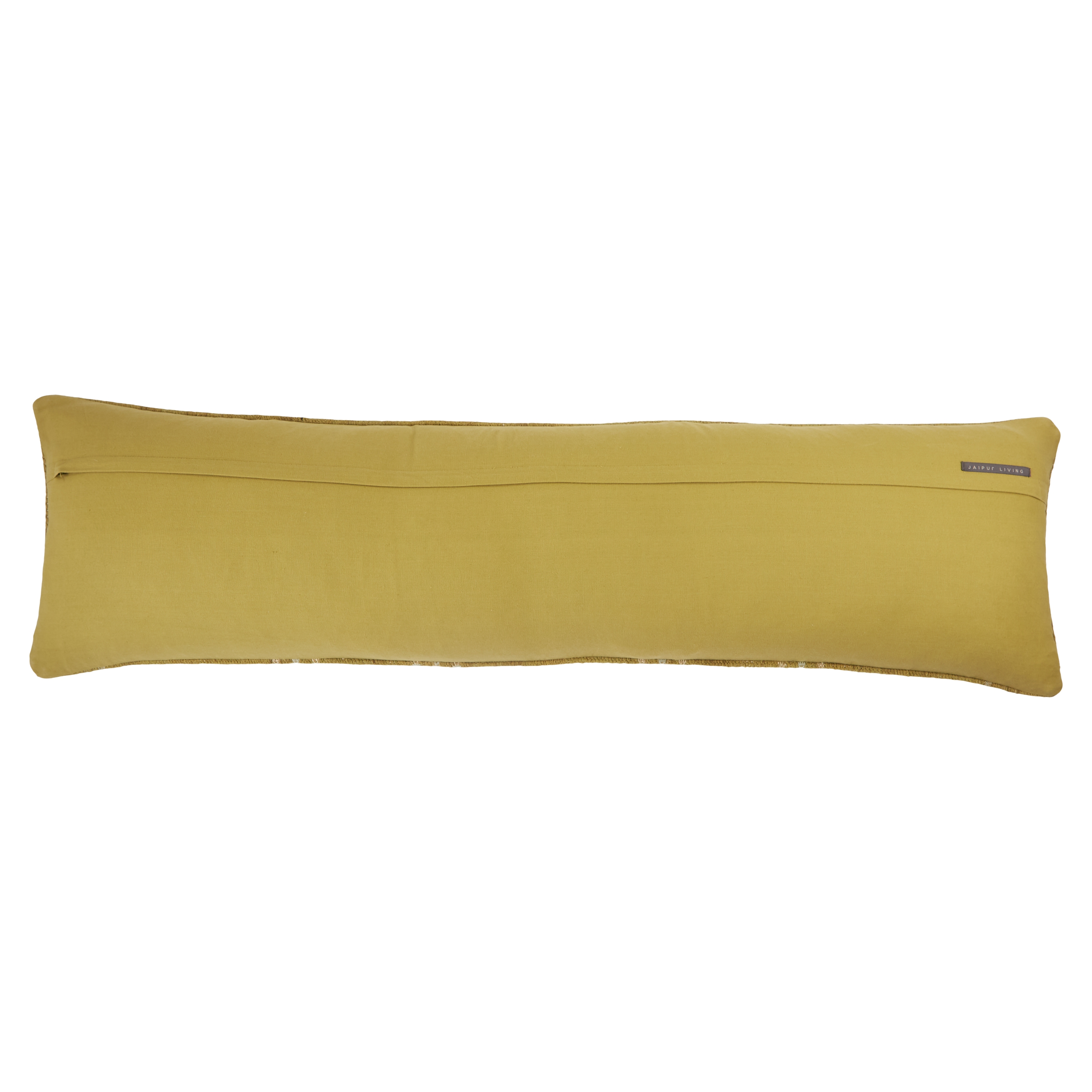 Eisa Extra Long Lumbar Pillow, Green & Yellow, 48" x 13" - Image 2