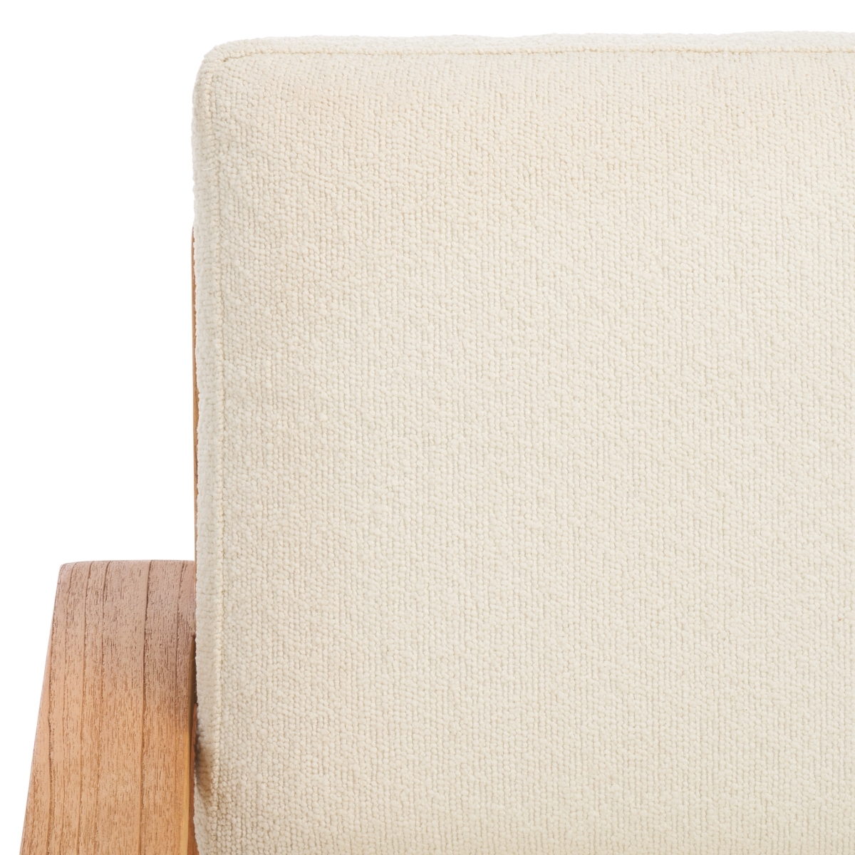 Decarlo Wooden Frame Accent Chair - Beige/Natural - Image 2