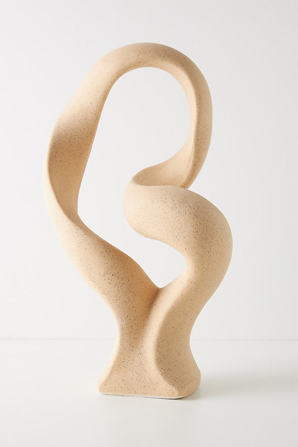 Abstract Twist Decorative Object By Anthropologie in White - Image 0