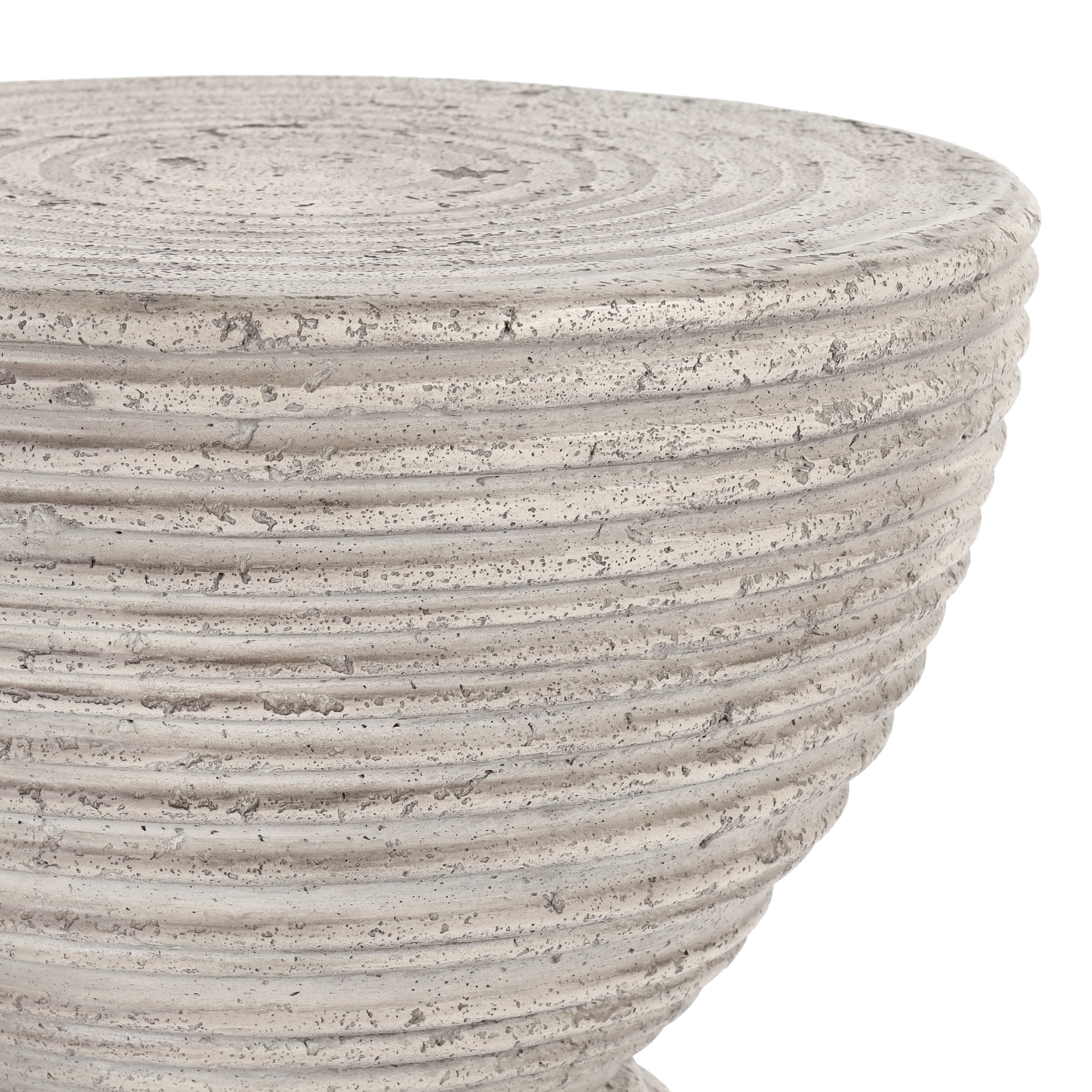 Corey Outdoor Accent Table Light Gray - Image 2