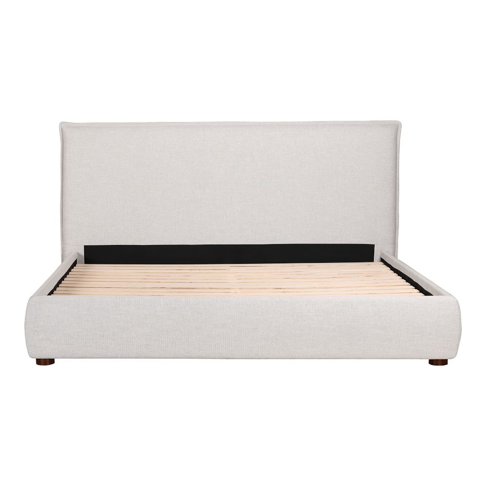 Watkins Bed, Queen, Light Gray - Image 1