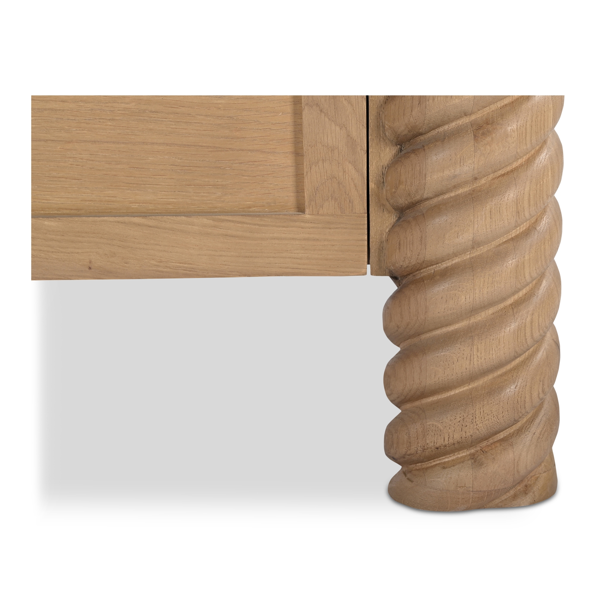 Treccia 2 Drawer Nightstand Oak - Image 6