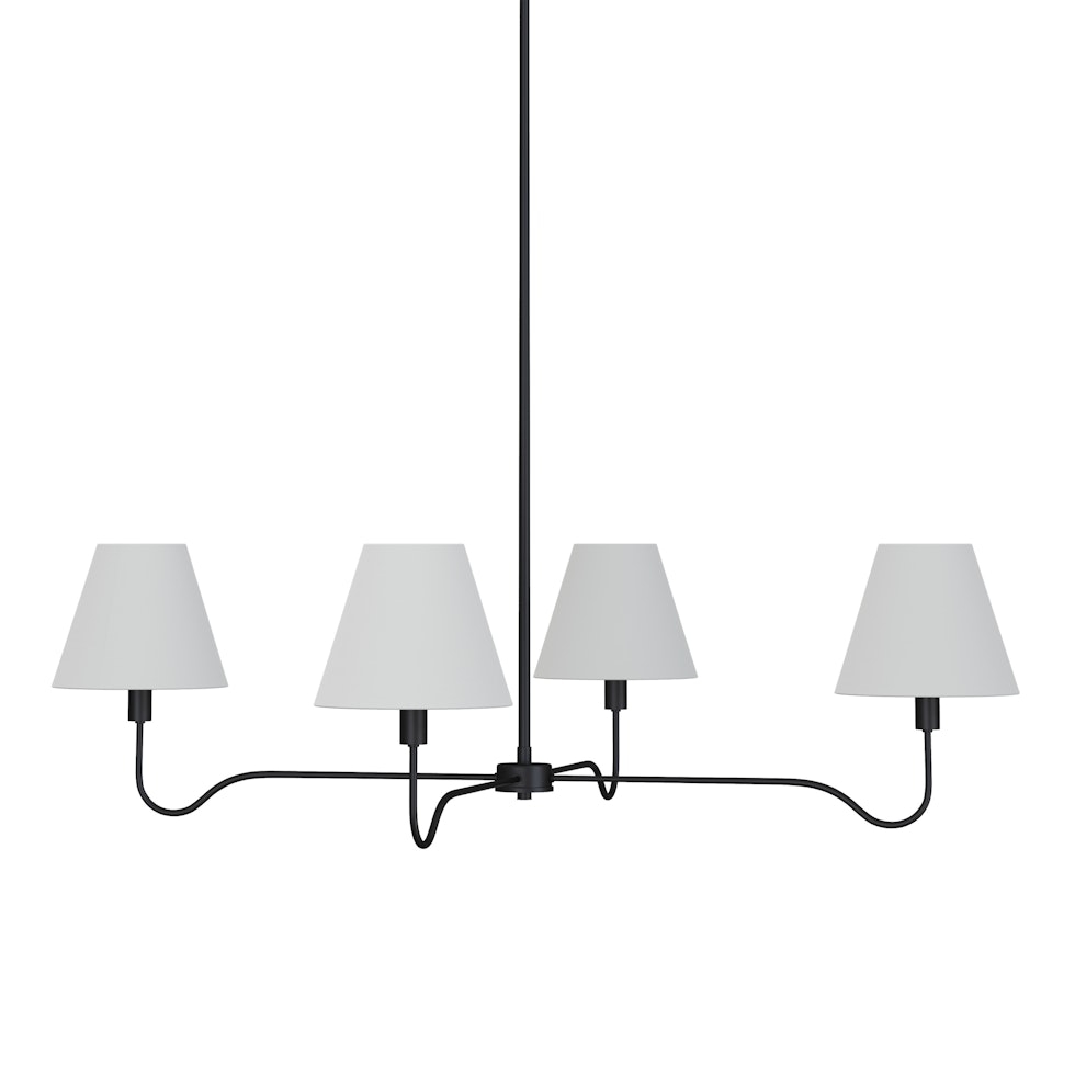 Lombard Chandelier - Black - Image 0