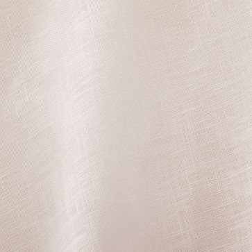 Sheer European Linen Curtain, 48"x84", Dusty Blush - Image 1