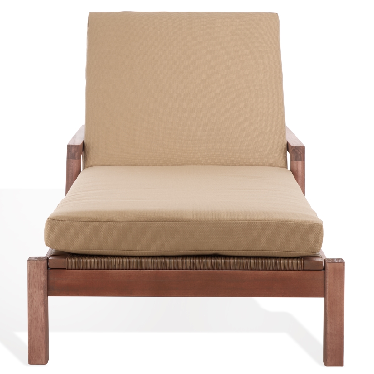 Donnamaria Wicker Sun Lounger - Natural/Brown - Image 0