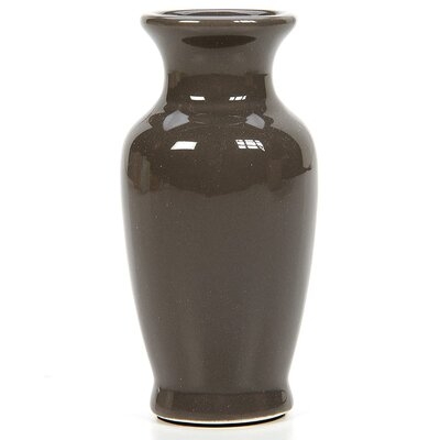 Set Of 6, Gray Traditional Ceramic Vase - Image 0
