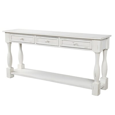 Console Table; Long Sofa Table With Drawers And Shelf - Image 0