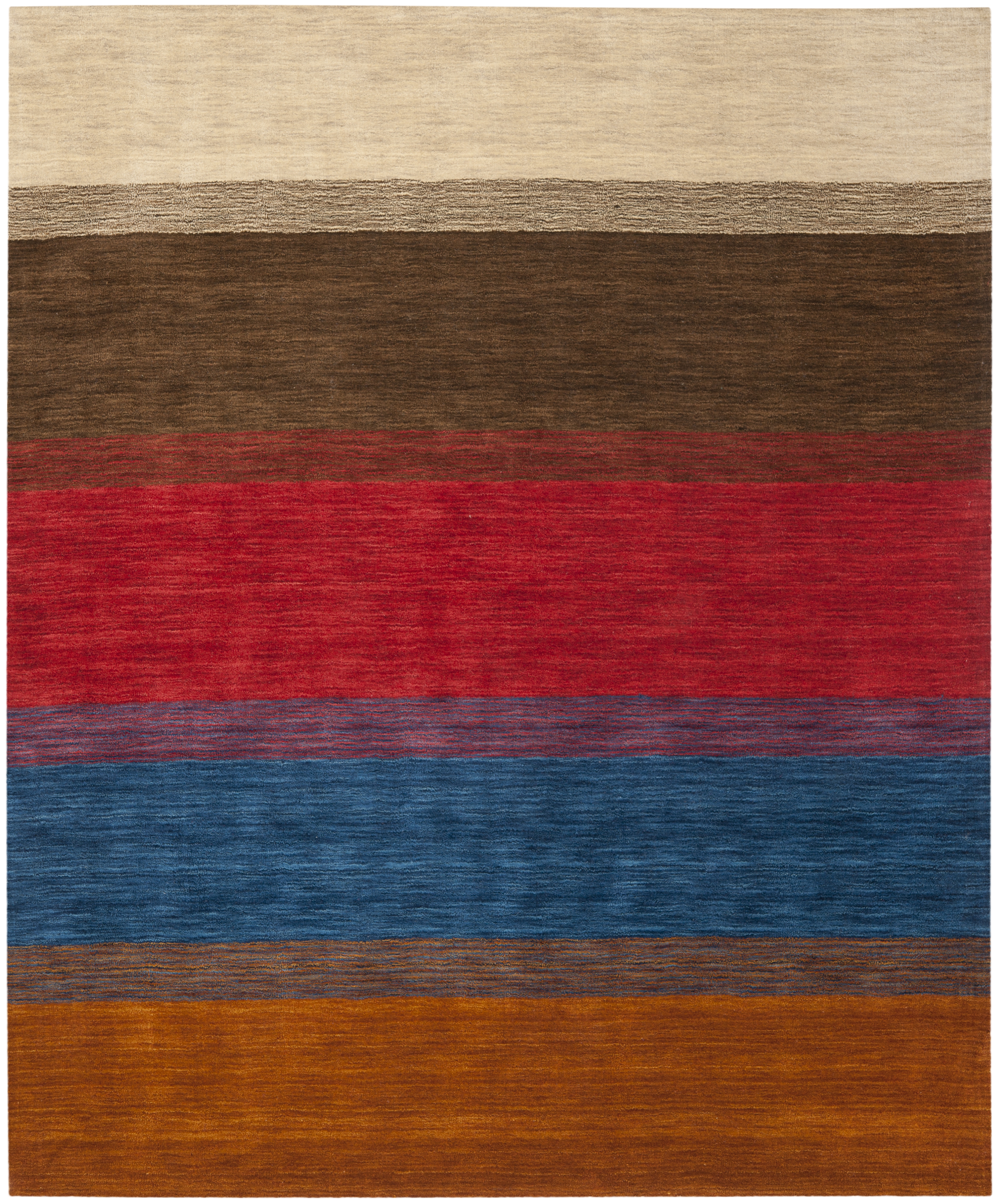Arlo Home Hand Loomed Area Rug, HIM581A, Orange/Multi,  8' 9" X 12' - Image 0