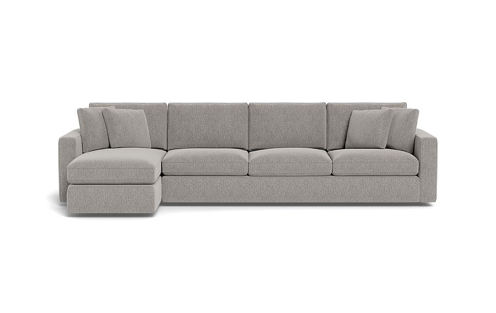 James 4-Seat Left Chaise Sectional with Storage - Image 0