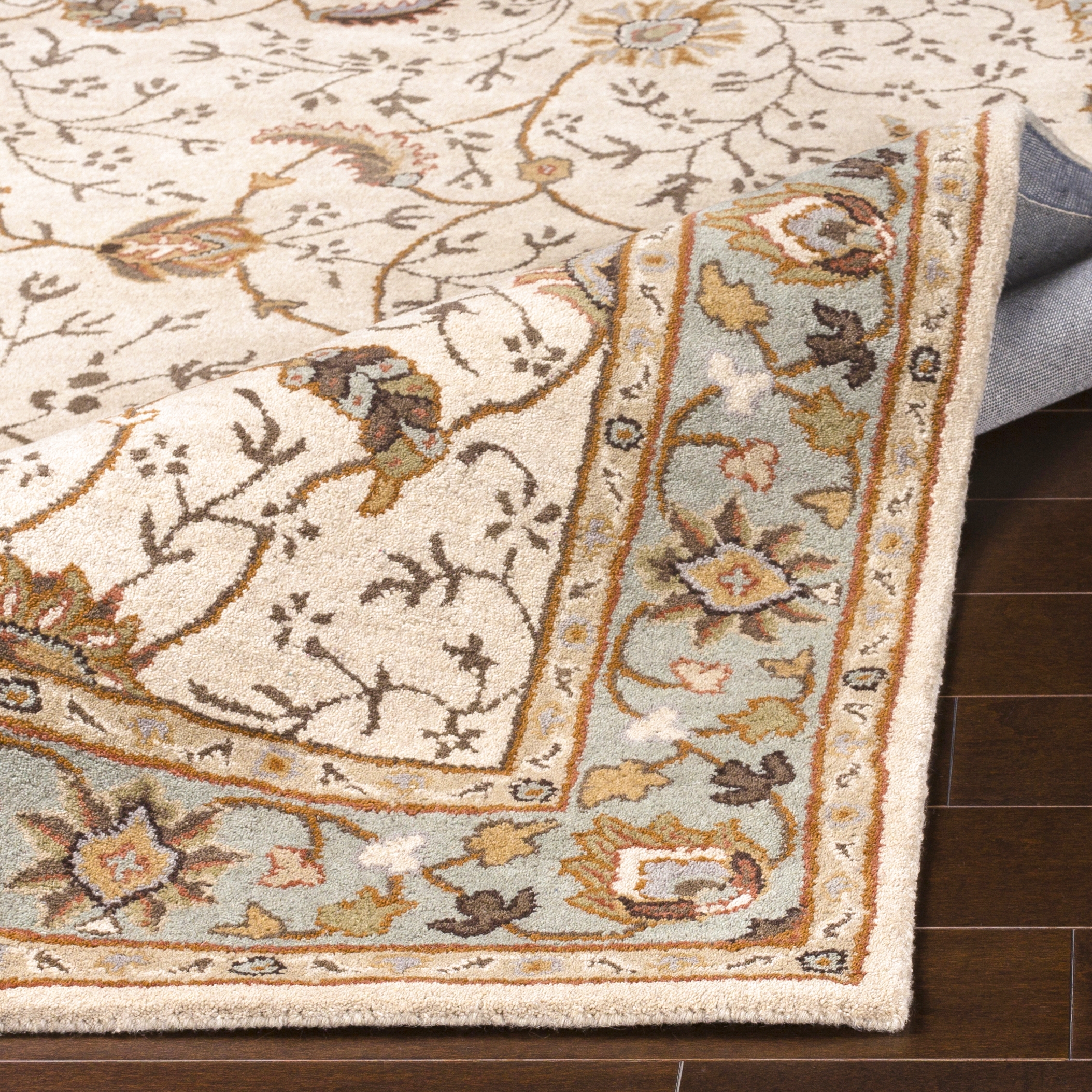 Caesar Beige Indoor 7'6" x 9'6" Handmade Rug - Image 4