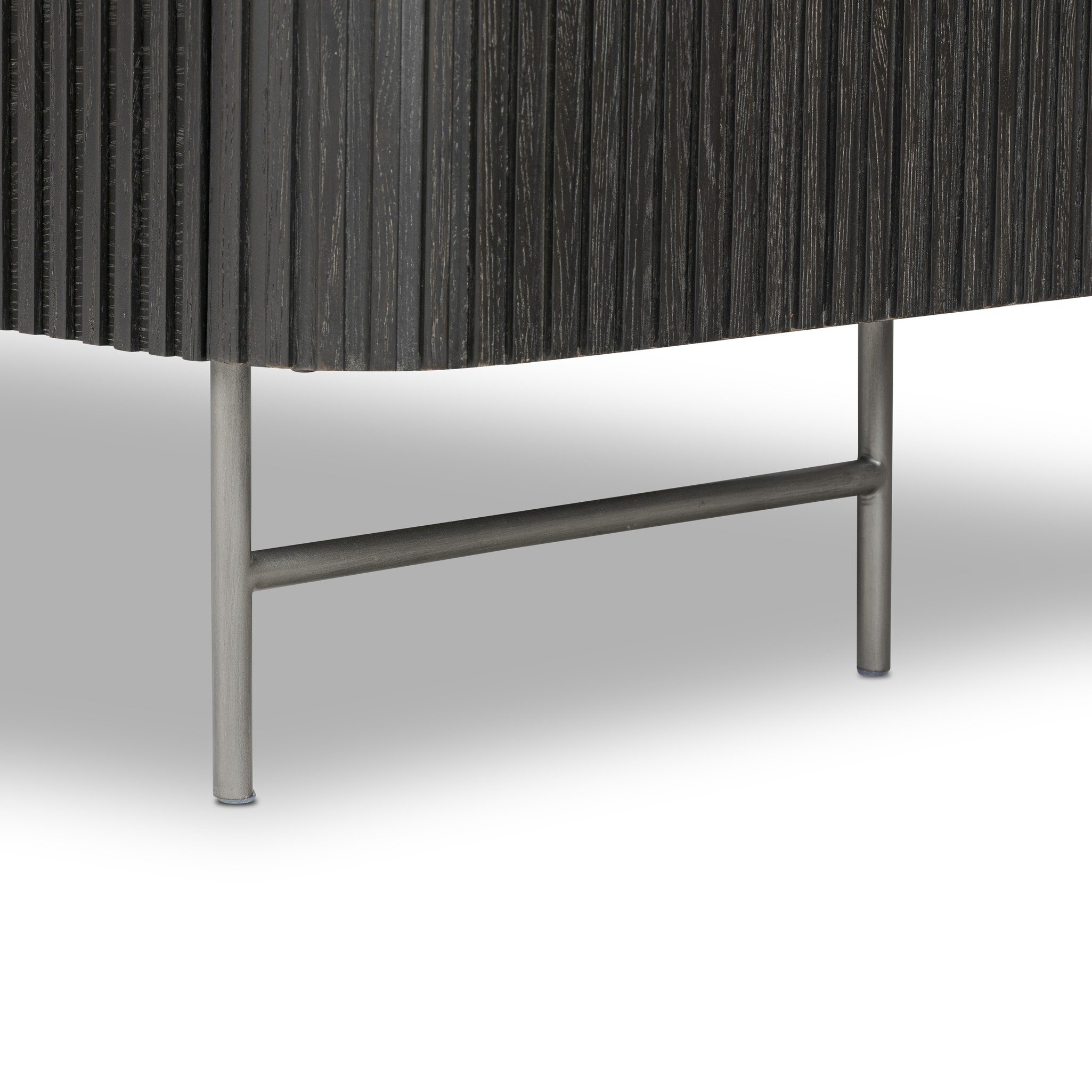 Fletcher 5 Drawer Dresser - Distressed Black - Image 9