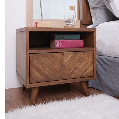 Cecere Solid + Manufactured Wood Nightstand - Image 0