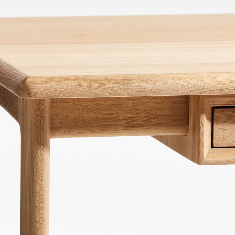 Elias 48" Natural Elm Wood Desk - Image 5