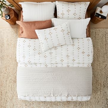 Candlewick Comforter, Standard Sham, White - Image 3