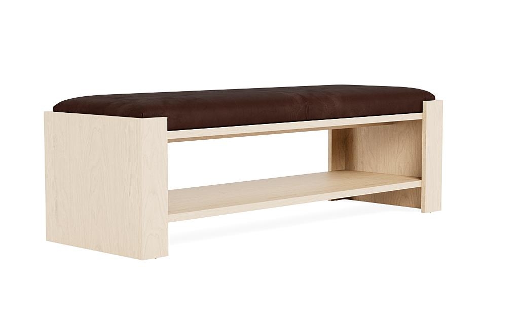 Reeve Leather Bench - Image 1