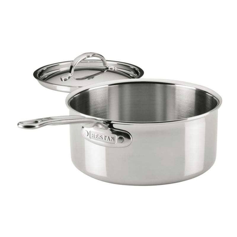 Hestan Probond Luxe 3-Qt. Stainless Steel Saucepan with Lid - Image 3