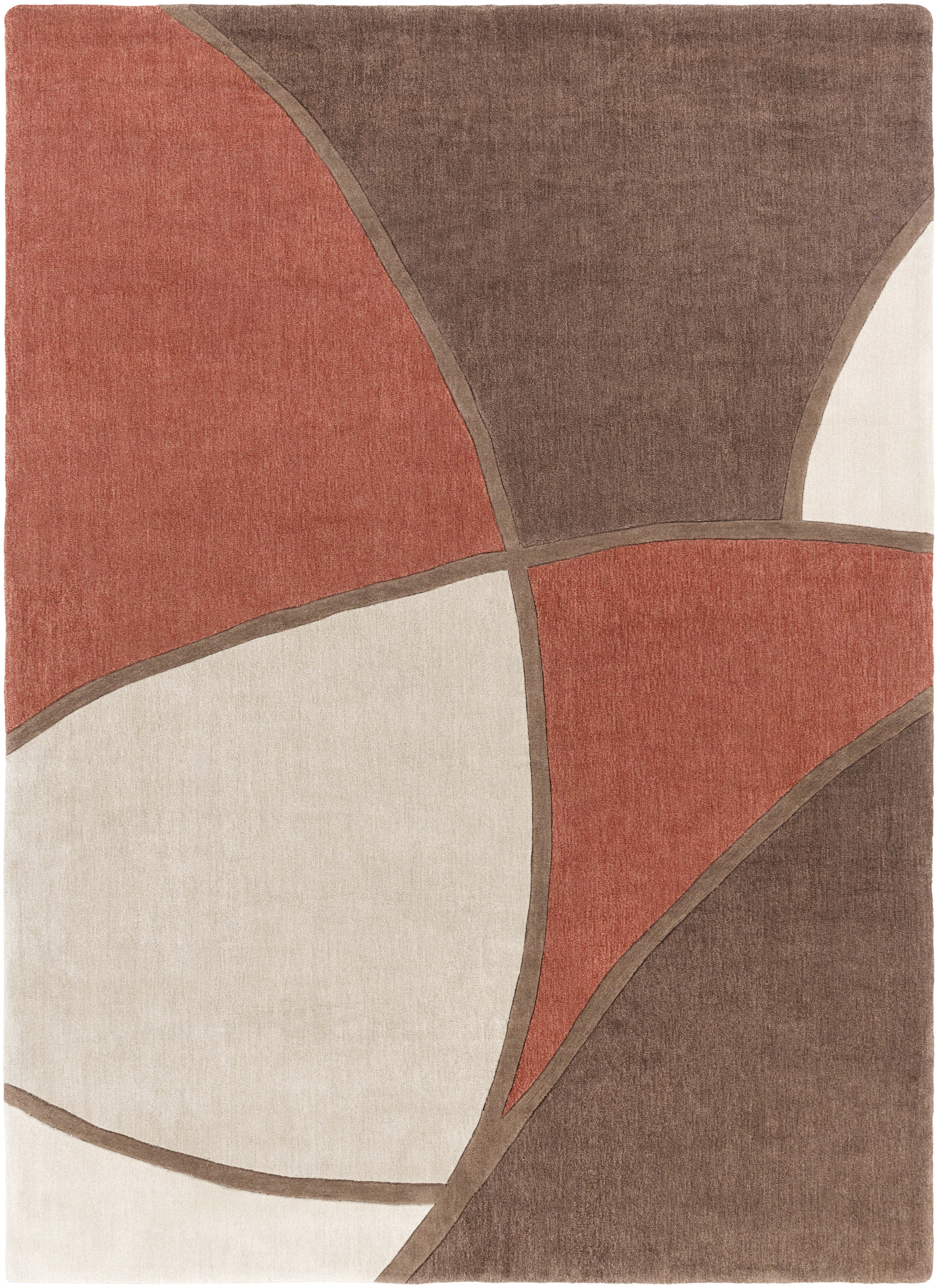 Cosmopolitan Brown Indoor 9' x 13' Handmade Rug - Image 0