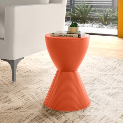 Durant Drum End Table with Storage - Image 0