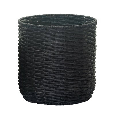 Twist Weave Water Hyacinth Wicker Basket - Image 0