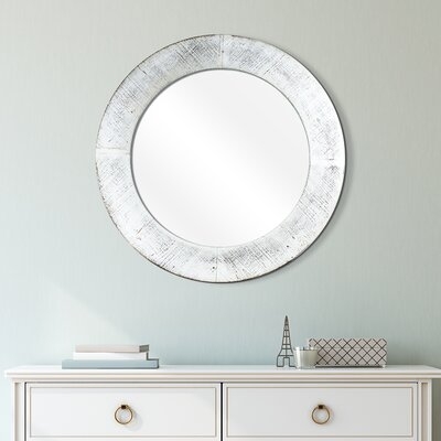 Peres Modern & Contemporary Distressed Accent Mirror - Image 0