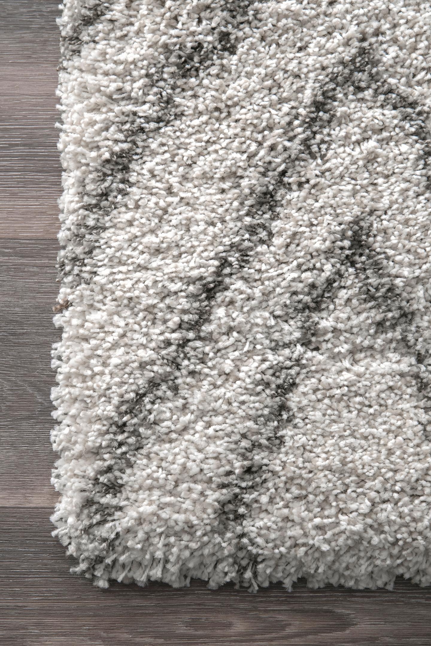 Willette Diamond Shaggy Area Rug - Image 2
