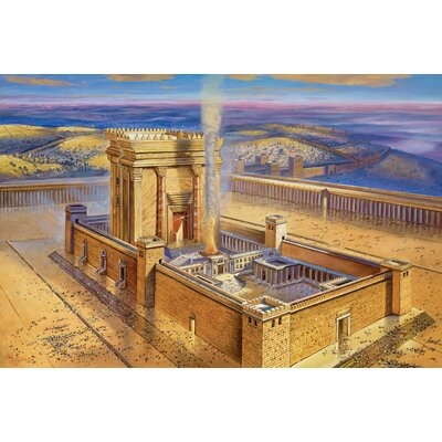  Painting Light Of The Second Jerusalem Temple - Image 0