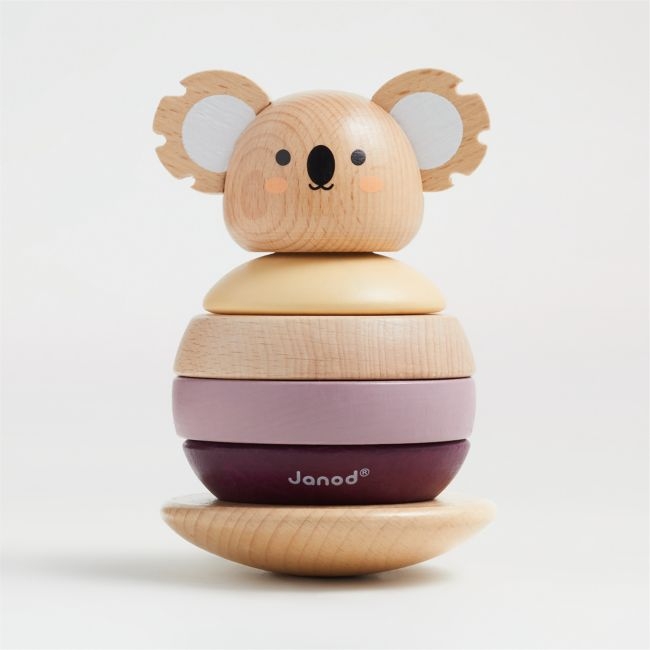 Janod Tumbling Koala Wooden Baby Toy - Image 0