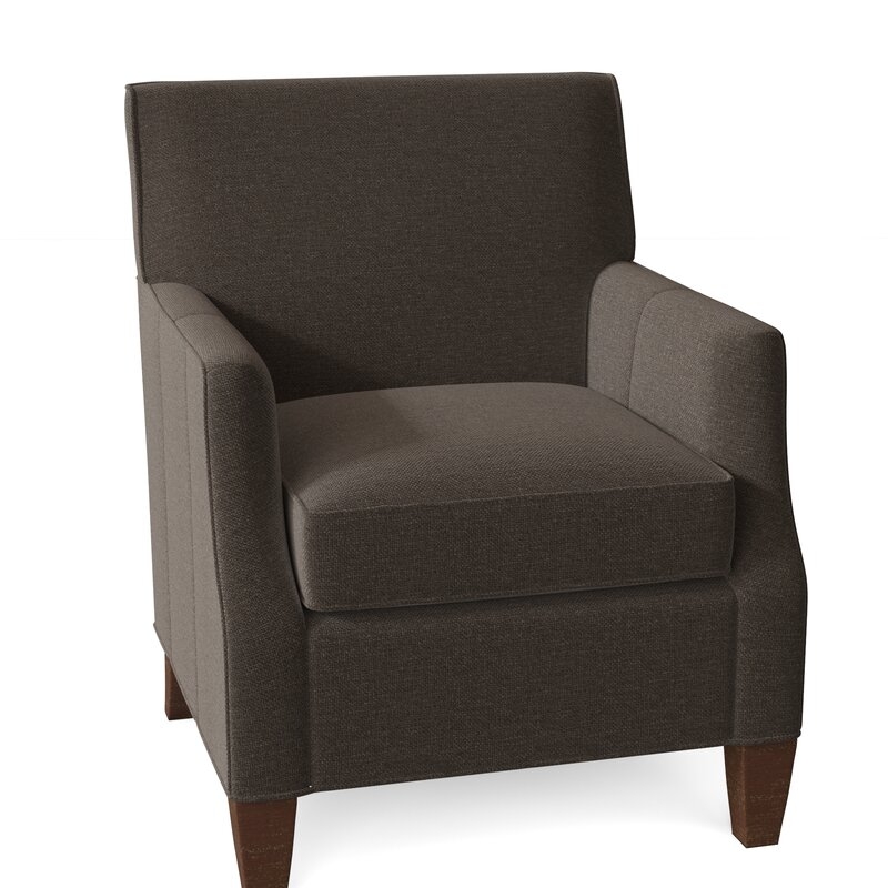 Fairfield Chair Elgin Armchair Body Fabric: 9953 Blush, Leg Color: Walnut - Image 0