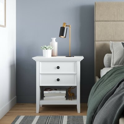 Mccoppin 2 - Drawer Solid Wood Nightstand - Image 0