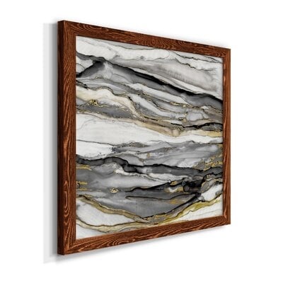 Marbled Gold II-Premium Framed Canvas - Ready To Hang - Image 0
