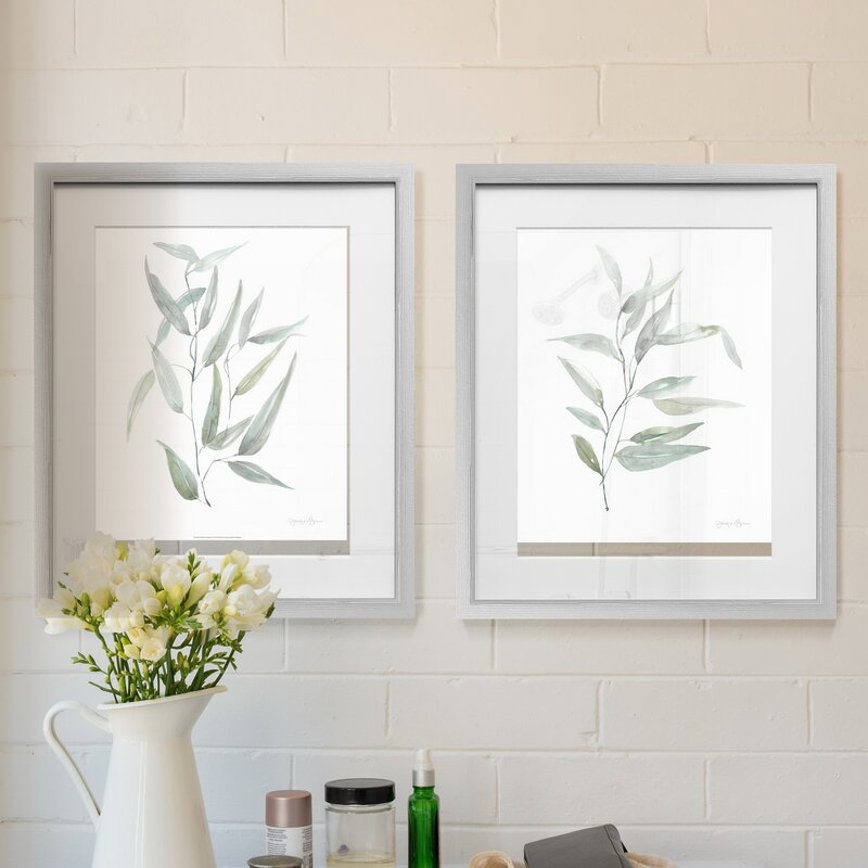 Ethereal Eucalyptus I, Picture Frame Graphic Art, Set of 2 - Image 2