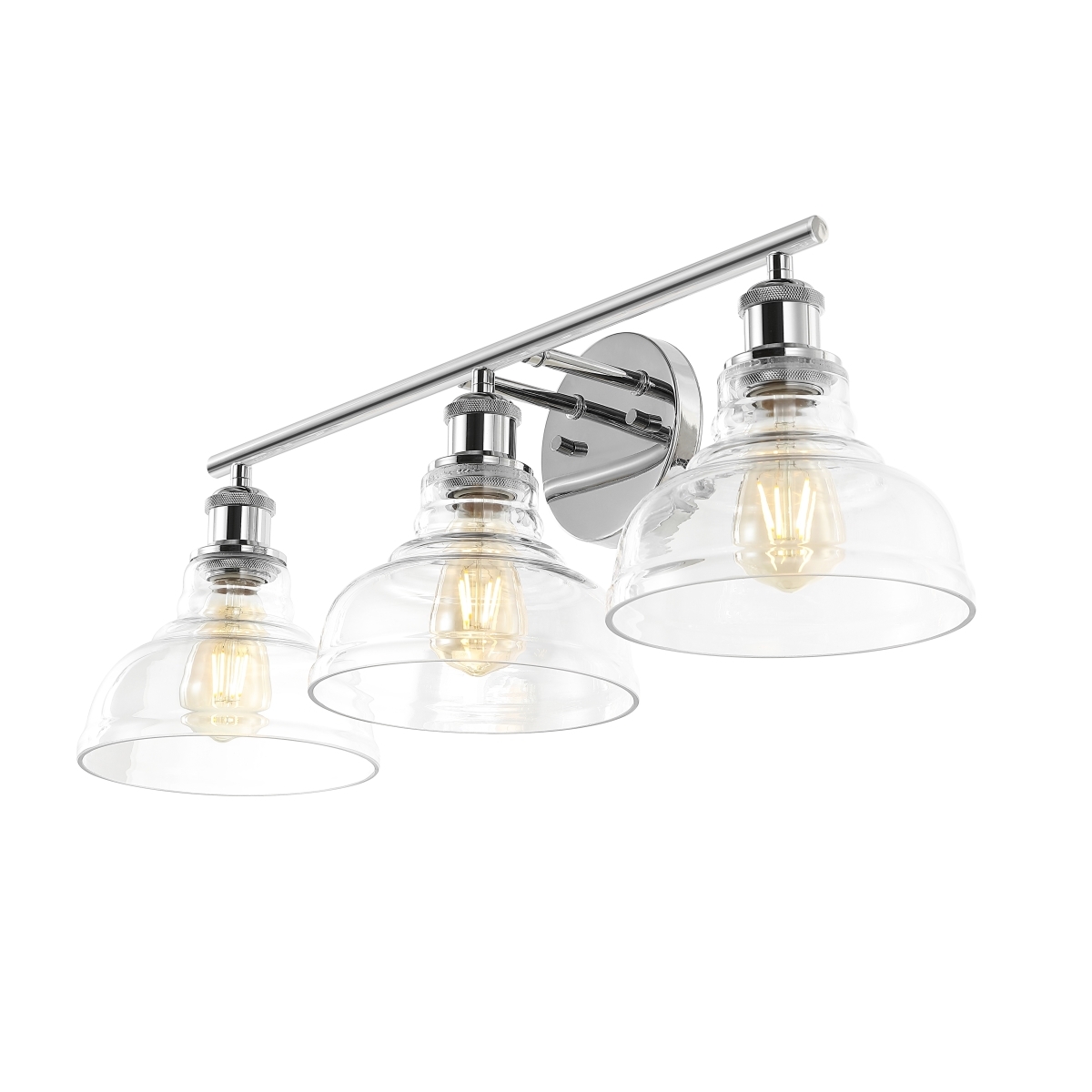 Calyna 3Lt 27.25" Wall Sconce - Chrome - Image 6