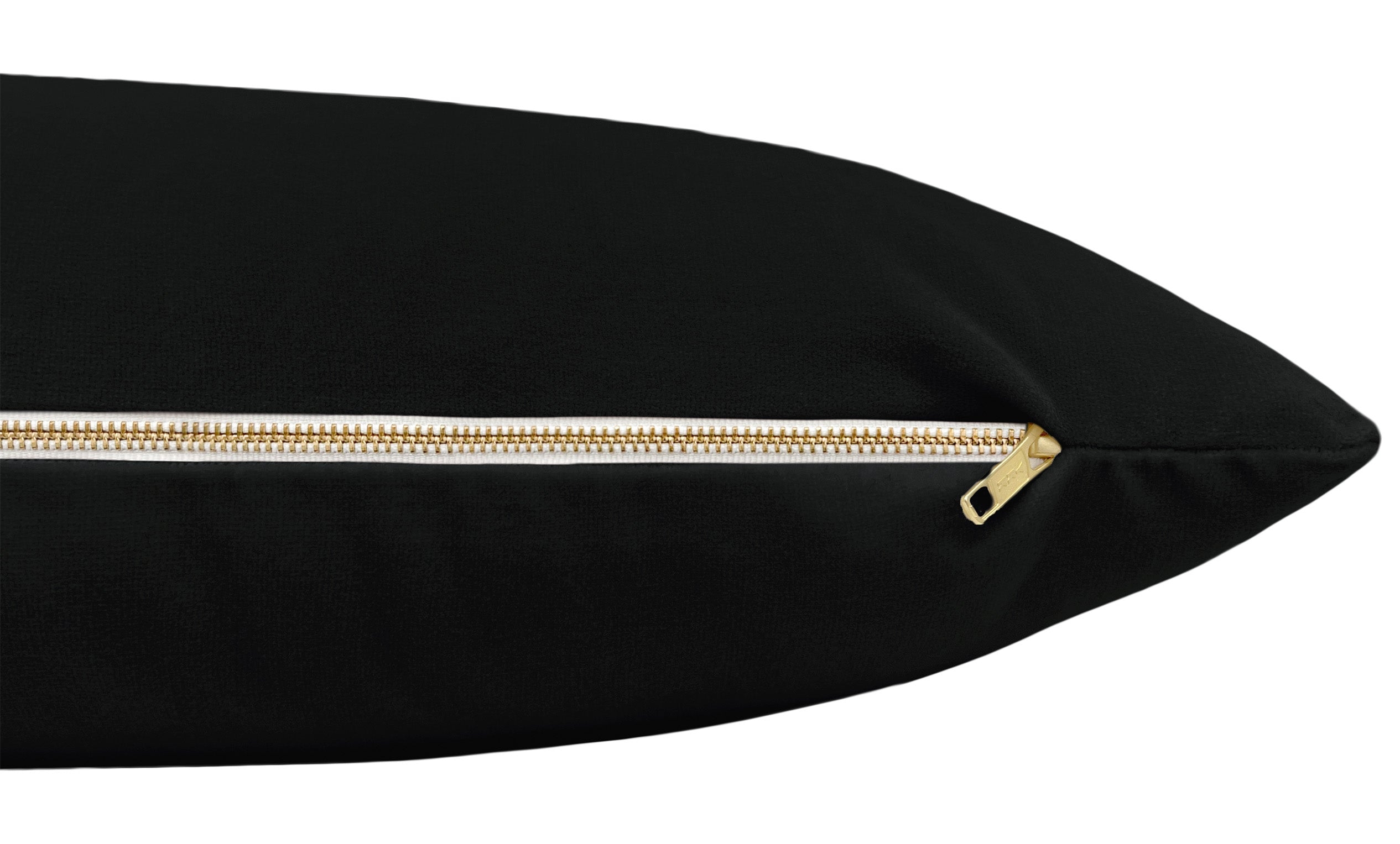 THE XL LUMBAR :: SIGNATURE VELVET // NOIR - BY THE YARD - Image 1